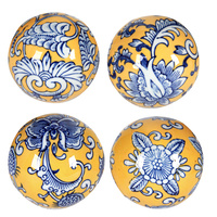 Geisha Balls Blue & Yellow