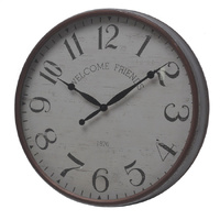Welcome Friends Wall Clock