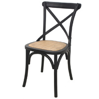 Classic Crossback Chair Black