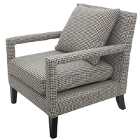 Nate Arm Chair Houndstooth