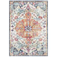 Berrak White Round Rug 200X200