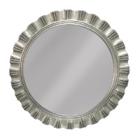 Brisbane Silver Leaf Decorator Wood Framed Mirror