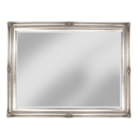 Fleur De Lys Silver Mirror Sm
