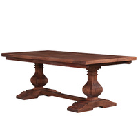 Country Cottage Trestle Rectangular Dining Table w