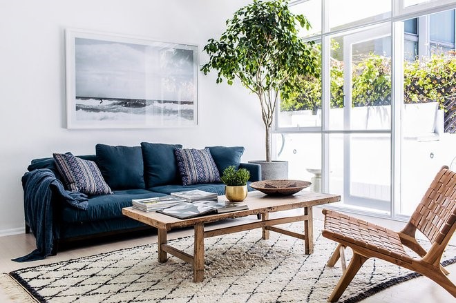 Scandinavian Living Room by Jillian Dinkel Designs