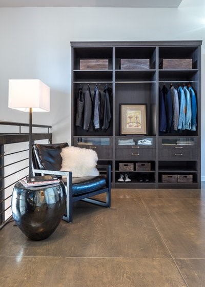 Contemporary Wardrobe by Amy DeVault Interior Design