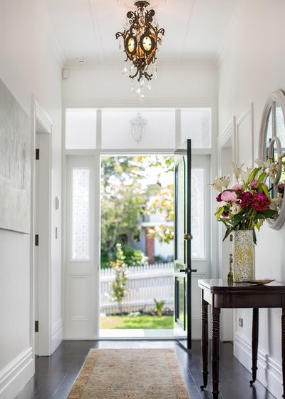 Traditional Hall by Neil McLachlan Interior Design