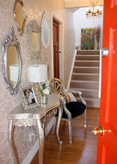 Transitional Entry by Frances Thompson Interior Design