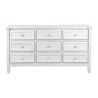 Merci 9 Drawer Chest - White