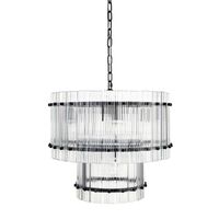 Paloma Pendant - 2 Tier Black