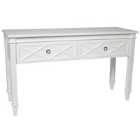 Plantation Console Table - White
