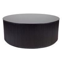 Nomad Round Coffee Table - Black