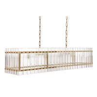 Paloma Pendant - Linear Brass
