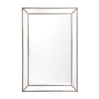 Zeta Wall Mirror - Medium Antique Silver