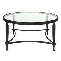 Jak Glass Coffee Table - Black