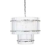 Paloma Pendant - 2 Tier Nickel