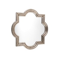 Marrakech Wall Mirror - Small Antique Silver