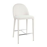 Dante Panelled Kitchen Stool - Natural