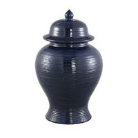 Salvador Temple Jar - Small Navy