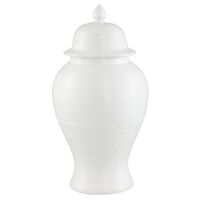 Salvador Temple Jar - Large White