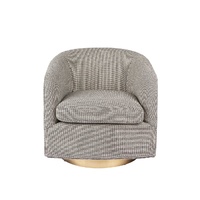 Belvedere Swivel Occasional Chair - Black