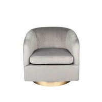 Belvedere Swivel Occasional Chair - Charcoal