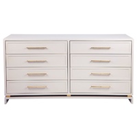 Pearl 8 Drawer Chest - Grey