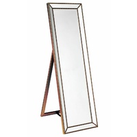 Zeta Cheval Mirror - Antique Gold