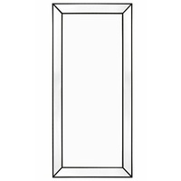 Zeta Floor Mirror - Black