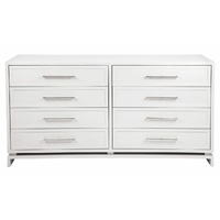 Pearl 8 Drawer Chest - White