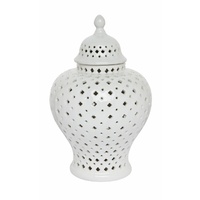 Minx Temple Jar - Extra Small White