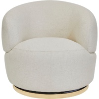 Tubby Swivel Occasional Chair - Natural Linen