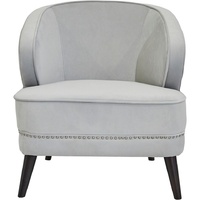 Hallie Occasional Chair - Silver Velvet