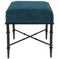 Hacienda Stool - Teal Chenille