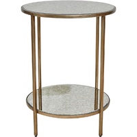 Cocktail Side Table - Antique Gold