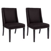 Braydon Dining Chair - Black Linen