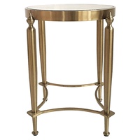 Jak Glass Side Table - Gold