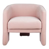 Kylie Occasional Chair - Blush Velvet
