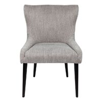 Spade Black Dining Chair - Grey