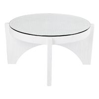 Oasis Rattan Coffee Table - Medium White