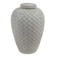 Mya Temple Jar - Medium Cool Grey
