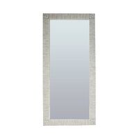 Indi Bone Inlay Floor Mirror - Grey