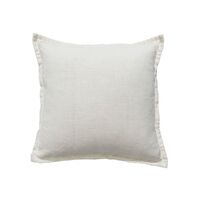 Bardot Cushion - White Linen