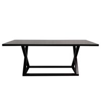 Deccan Dining Table - 2m Black