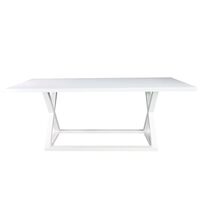 Deccan Dining Table - 2m White