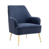 Anya Occasional Chair - Navy Linen