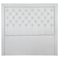 Blair Tufted Queen Bedhead - Ice Blue