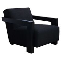 Lennon Occasional Chair - Black Boucle