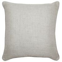 Libby Square Feather Cushion - Natural Linen