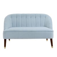 Reyne 2 Seater Sofa - Ice Blue Velvet